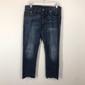 Levi's Jeans | Levi's 501 Women's Button Fly Blue Jeans Size 26 Crop Raw Hem Blue Denim Cotton | Color: Blue | Size: 26