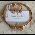 Kate Spade Jewelry | Kate Spade Rose Gold Bow Bracelet & Matching Ring Sz. 7 Nwt! | Color: Gold | Size: Ring 7