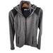 Athleta Tops | Athleta Strong Full Zip Hoodie Sweatshirt Womens Xs Stretch Gray Black Athletic | Color: Black/Gray | Size: Xs