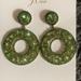 J. Crew Jewelry | Beautiful Earrings To Set You Out From The Crowd. | Color: Gold/Green | Size: Os