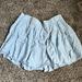 Brandy Melville Skirts | Brandy Melville Blue Knit Skirt, Worn | Color: Blue | Size: 10