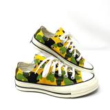 Converse Shoes | Converse Chuck 70 Low Canvas Camo Yellow Green Sneakers Women's Sizes 164408c | Color: Green/Yellow | Size: Various