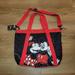 Disney Bags | Disney Mickey And Minnie Mouse Bioworld Tote Travel Bag Red Black New | Color: Black/Red | Size: Os
