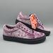 Vans Shoes | New Vans Old Skool Velvet Sea Fog Purple And Black Cute Women's Size 5.5 | Color: Black/Purple | Size: 5.5