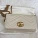Gucci Bags | Gucci White Leather Marmont 2.0 Crossbody Bag. | Color: White | Size: Os