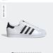 Adidas Shoes | Adidas Superstar J Sneakers Kids-5 Women-6.5 | Color: Black/White | Size: 5bb