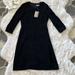 Burberry Dresses | Burberry Scoop Neck A Line Dress Black Size 10 Us | Color: Black | Size: 10