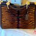 Coach Bags | Coach Runway Limited Edition Madison Caroline Printed Tiger Haircalf Satchel | Color: Brown/Tan | Size: Os