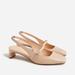 J. Crew Shoes | J.Crew Layla Slingback Mary Jane Heels In Spazzolato Leather, Size 10, Bt902 | Color: Cream | Size: 10