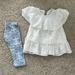 Jessica Simpson Matching Sets | Jessica Simpson Girl’s Matching Outfit | Color: Blue/White | Size: 4tg