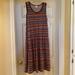 Lularoe Dresses | Lularoe Summer Dress | Color: Black/Orange | Size: Xl