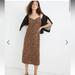 Madewell Dresses | Madewell Silk Eva Slip Dress Leopard Print | Color: Brown/Tan | Size: 2