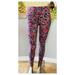 Lululemon Athletica Pants & Jumpsuits | Euc Lululemon (6) Swift Speed H.R. Tight In "Floral Electric Multi Print". | Color: Pink/Purple | Size: 6