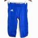 Adidas Bottoms | New Adidas Boy's Press Coverage Football Pant Blue Boys Size Large | Color: Blue/White | Size: Lb