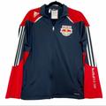 Adidas Jackets & Coats | Adidas Men’s New York Red Bulls Presentation Jacket Full Zip Navy Blue White | Color: Blue/Red | Size: S