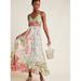 Anthropologie Dresses | Anthropologie Malibu Floral Maxi Dress | Color: White/Yellow | Size: 6
