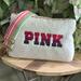 Pink Victoria's Secret Bags | Brand New Converted Pink By Vs Sherpa Beauty Bag Crossbody Unicorn Charm | Color: Pink/White | Size: Os