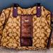 Coach Bags | Coach Purple Snake Skin Pattern Bag | Color: Purple | Size: Os