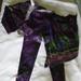 Disney Costumes | 3 Pc Descendants Disney Mal Costume Isle Look Girls Halloween Size Large 10/12 | Color: Purple | Size: Osg