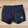 Adidas Shorts | Adidas High Waisted Athletic Shorts Women's L(16-18) | Color: Black/White | Size: L