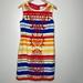 Anthropologie Dresses | Anthropologie Tabitha Embroidered Dress Sz 8 Multicolor | Color: Blue/Orange | Size: 8