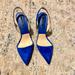 Zara Shoes | Blue Zara Basic Heels Perfect For A Casual Day Or Work! | Color: Blue | Size: Size 41