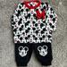 Disney Matching Sets | Black & White Mickey Mouse Set 0-3 Months | Color: Black | Size: 0-3mb