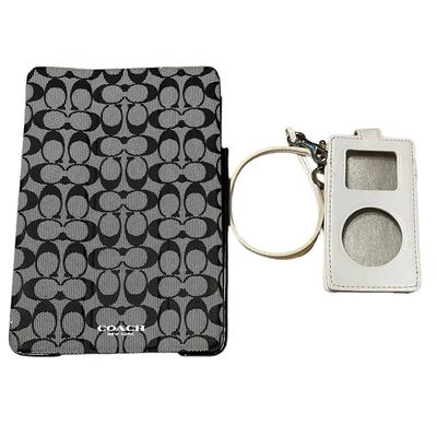 Coach Accessories | Euc Coach Bundle: Coach Kindle Cover, Coach Ipod Case | Color: Black/White | Size: Os