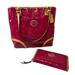 Coach Bags | Coach Peyton Patent Leather Purse Tote & Wallet Raspberry Embossed Signature | Color: Pink/Tan | Size: Medium