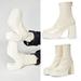 Free People Shoes | Fp Leather Booties | Color: Cream/White | Size: 7