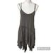 Free People Dresses | Intimately Free People Women Size Xs Tattered Slip Dress Charcol Gray | Color: Gray | Size: Xs