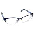 Kate Spade New York Accessories | Kate Spade Valary Gf5 Navy Blue Metal Half Rim Eyeglasses Frames 49-16 135 | Color: Blue | Size: Os