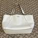 Coach Bags | Coach Cream Leather Shoulder Bag | Color: Cream | Size: Os