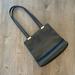 Nine West Bags | Genuine Leather 90s Vintage Nine West Purse | Color: Black/Silver | Size: Os