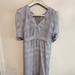 Burberry Dresses | Grey Silk Burberry London Dress | Color: Gray/Silver | Size: 4
