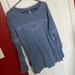 Free People Tops | Free People Boy Meets Girl Blue Top, Size Xs. | Color: Blue | Size: Xs