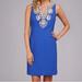 Lilly Pulitzer Dresses | Lilly Pulitzer Gabby Shift Dress Cobalt & Gold Sz: 8 | Color: Blue/Gold | Size: 8