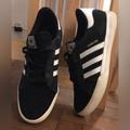 Adidas Shoes | Adidas Originals Black Shoes Lucas Adv Skate Sneakers Black Suede | Color: Black/White | Size: 10