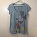 Disney Tops | Disney Mickey Mouse Faded Tee Jr Size 15 | Color: Gray | Size: 15j