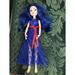 Disney Toys | Disney Descendants Royal Yacht Evie Doll 11” Blue Dress And Hair | Color: Blue | Size: 1