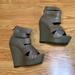 Jessica Simpson Shoes | Jessica Simpson Wedges, Size 5 | Color: Gray | Size: 5