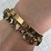 J. Crew Jewelry | Jenna Lyons Eta Jcrew Smoky Alternating Crystal Bracelet | Color: Gold/Tan | Size: Os