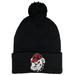 Nike Accessories | Georgia Bulldogs Vintage 3d Logo 12 In Knit Pom-Pom Top Beanie- Black | Color: Black | Size: Os