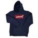 Levi's Shirts & Tops | Levi's Big Boys Long Sleeve Logo Hoodie Hooded Pullover Navy Blue | Color: Blue | Size: Xlb