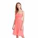 J. Crew Dresses | J Crew | Marbella Silk Chiffon Dress | Sz 2 | Color: Orange/Pink | Size: 2