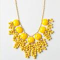 Anthropologie Jewelry | Anthropologie Lemon Zest Confetti Necklace In Yellow Gold | Color: Gold/Yellow | Size: Os