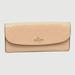 Coach Bags | Coach F26460 Im/Nude Pink Embossed Signature Leather Slim Wallet New W Tags | Color: Cream/Tan | Size: Os