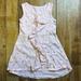 Disney Dresses | Disney Girls Size 2t Pink Ruffled Cotton Dress Gold Heart And Key Print | Color: Gold/Pink | Size: 2tg