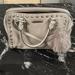 Michael Kors Bags | Michael Kors Gray Studded Satchel Purse | Color: Gray/Silver | Size: Os