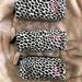 Victoria's Secret Bags | 3x Victoria’s Secret Cosmetic Bag Clutch Purse Pen Holder Stationary Kisses | Color: Black/White | Size: 6x3”